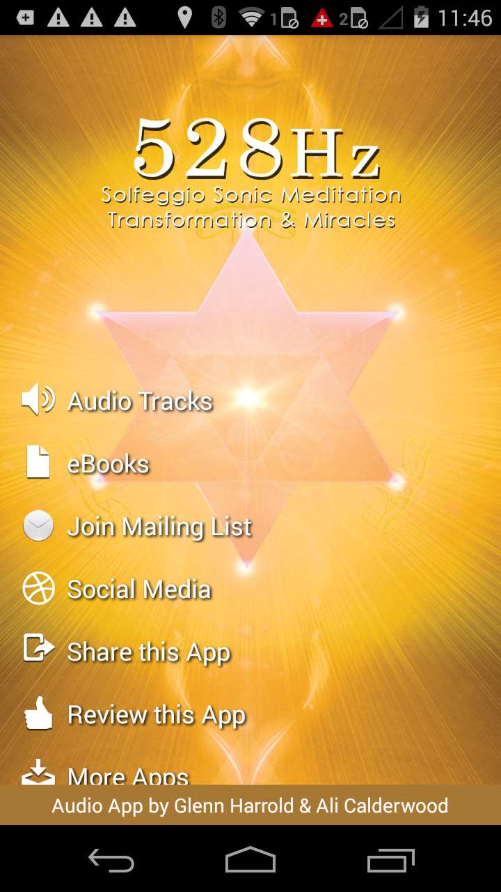 528 Hz Solfeggio Meditation Screen 2