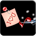 Romantic LOVE SMS logo