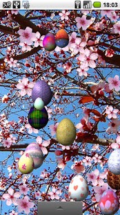 Android application Easter in Bloom Live Wallpaper screenshot