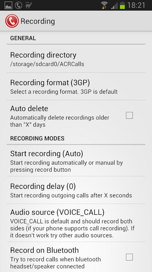 Call Recorder - ACR - screenshot