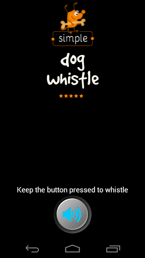 Simple Dog Training Whistle