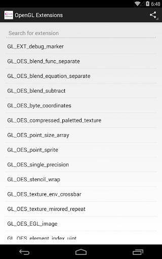 【免費工具App】OpenGL Extensions-APP點子