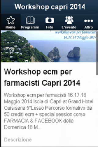 Workshop ECM per Farmacisti