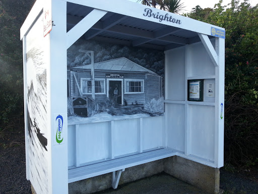 Brighton Surf Life Saving Club Bus Stop Mural
