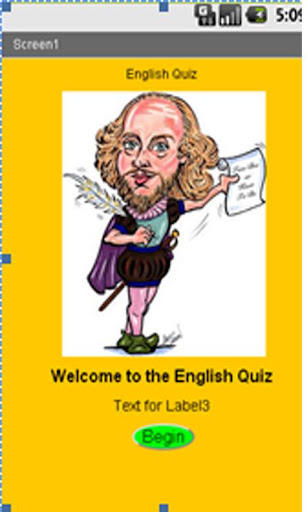 Quiz App for English