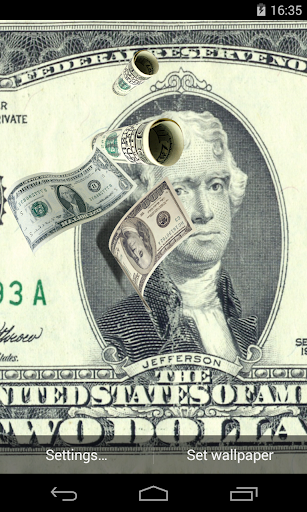 Dollars Live Wallpaper