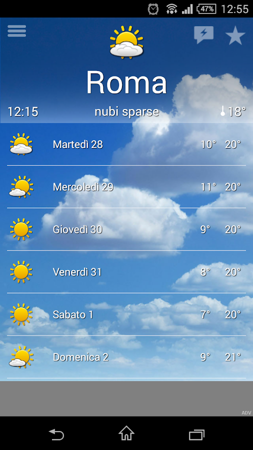 METEO Previsioni by iLMeteo App Android su Google Play