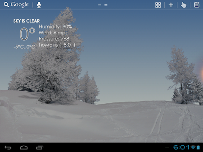 Nature Live Weather LWP Screenshots 5