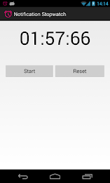 Notification Stopwatch poster 1