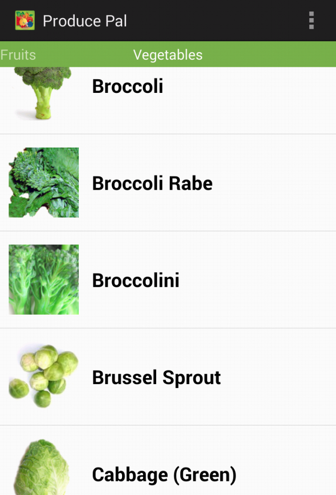 Produce Pal Screen 3