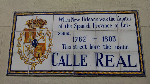 Calle Real Tile Marker 1762-1803