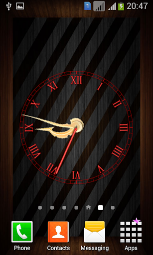 【免費娛樂App】Wooden Analog Clock-APP點子