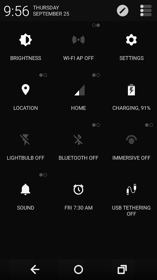 Sky Blue - PA/CM11 Theme - screenshot