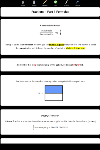 【免費教育App】Fractions Part 1 - 6 Maths-APP點子