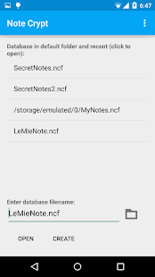 Note Crypt Donate / Pro Screen 2