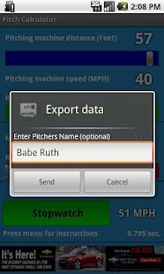Baseball Pitch Calculator Screenshots 4