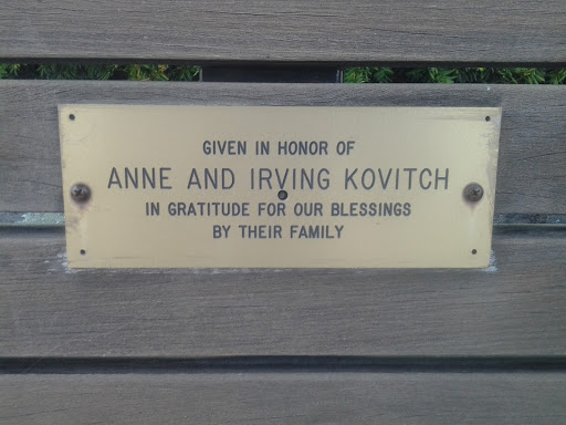 Kovitch Memorial Bench