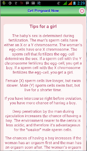 【免費醫療App】Get Pregnant Now-APP點子