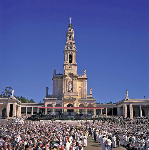 Shrine-Fatima-Portugal - The Shrine of Our Lady at Fatima, Portugal.