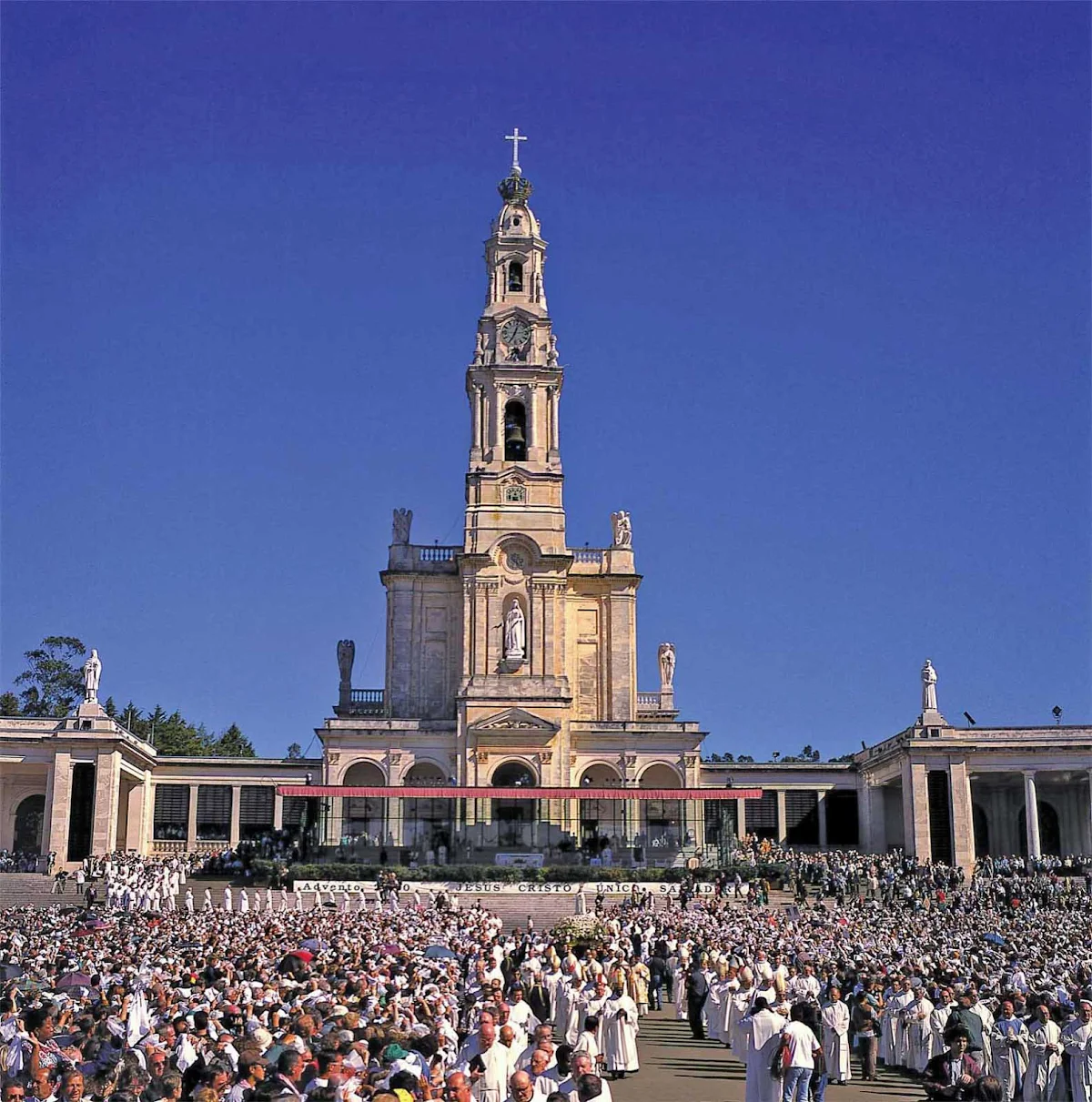 Shrine-Fatima-Portugal - The Shrine of Our Lady at Fatima, Portugal.