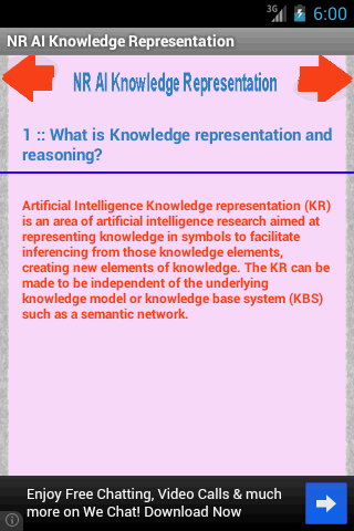 NR AI Knowledge Representation