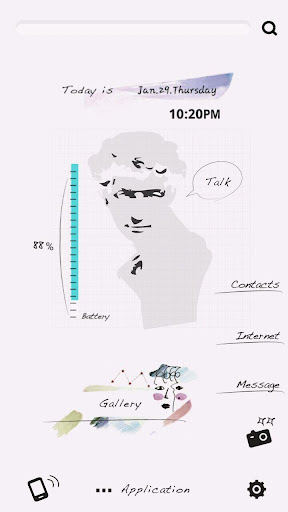 아이디어 스케치 버즈런처 테마 홈팩