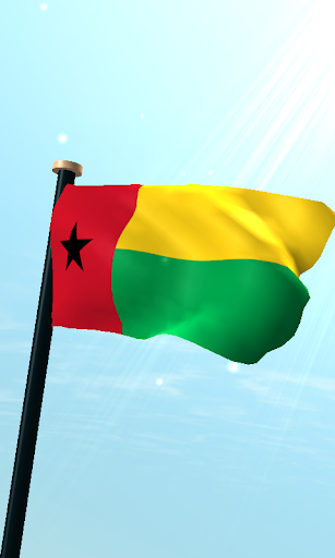 Guinea-Bissau Flag 3D Free