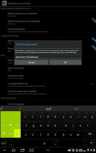 Kii Keyboard Premium APK v1.2.12