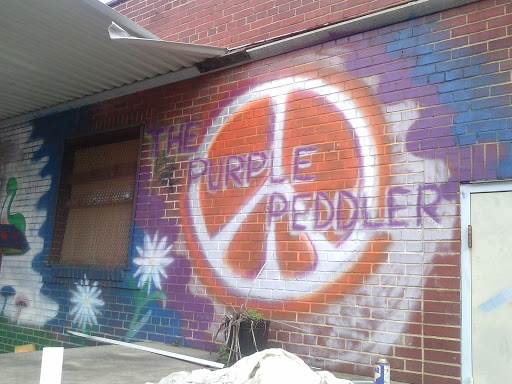 The Purple Peddler Mural