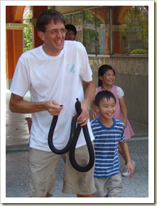Joe with Water Tube