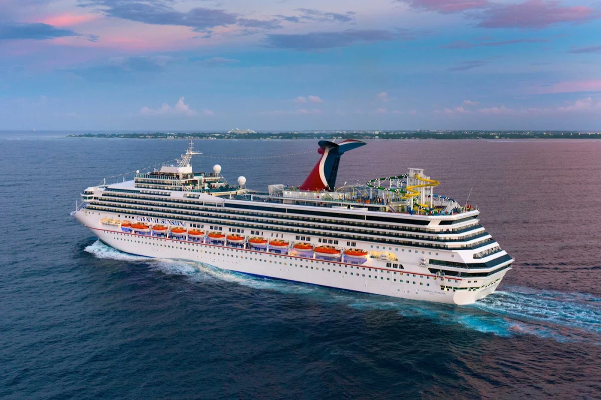 Carnival-Sunshine-Sailing-Away - In addition to cruises of two to five or six to nine days, Carnival Sunshine has sailings of 10 days or more for those with more time to relax and revive.