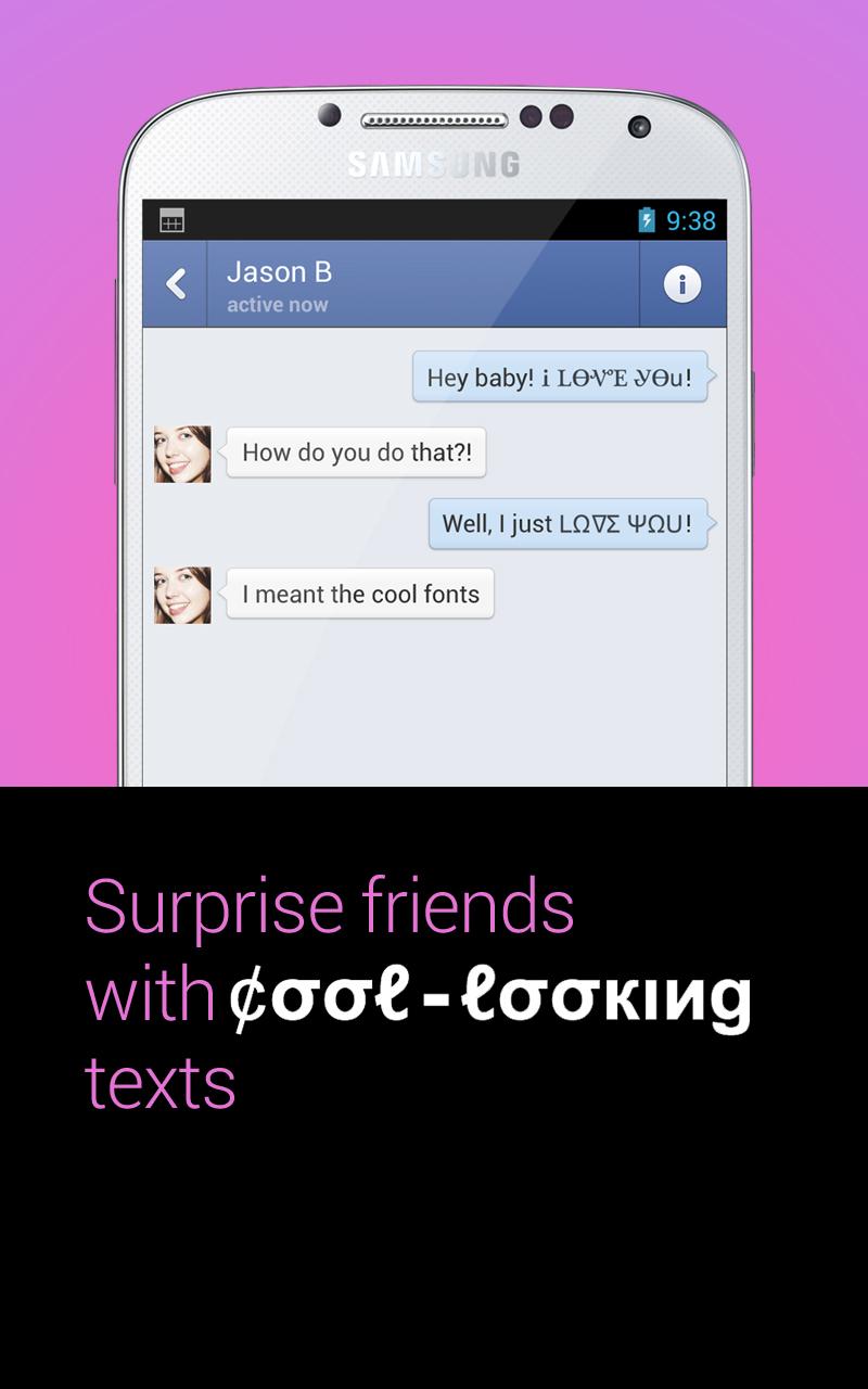 Fontsy: Cool fonts for Kik Screen 2