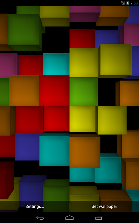 Cube 3D Live Wallpaper Android Apps on Google Play