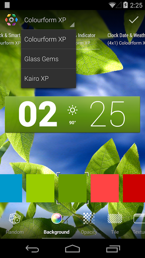    Colourform XP (for HD Widgets)- screenshot  