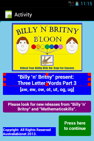 Three Letter Words Part 3 Free