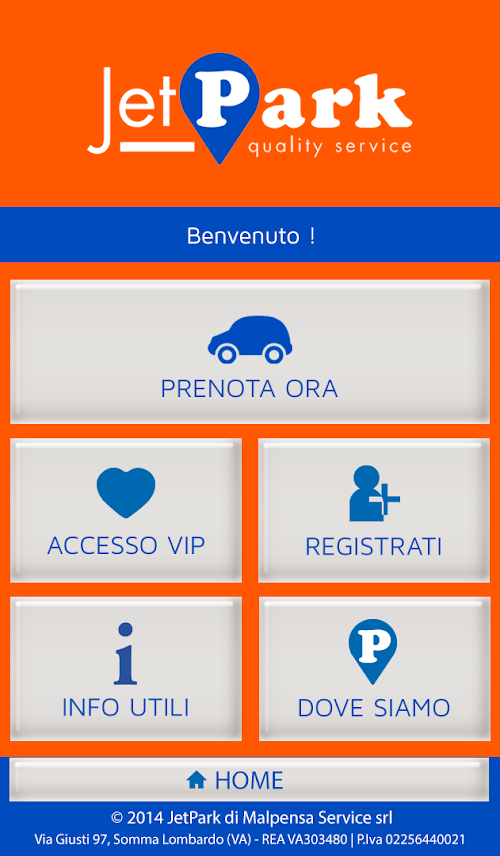 Android application JetPark screenshort