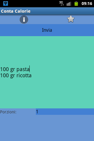 Conta Calorie