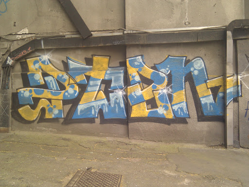 Yellow-Blue Graffiti