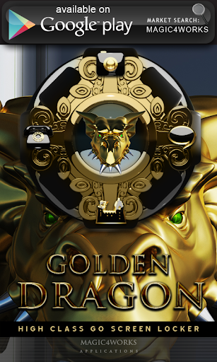 【免費娛樂App】Golden Dragon Clock Widget-APP點子