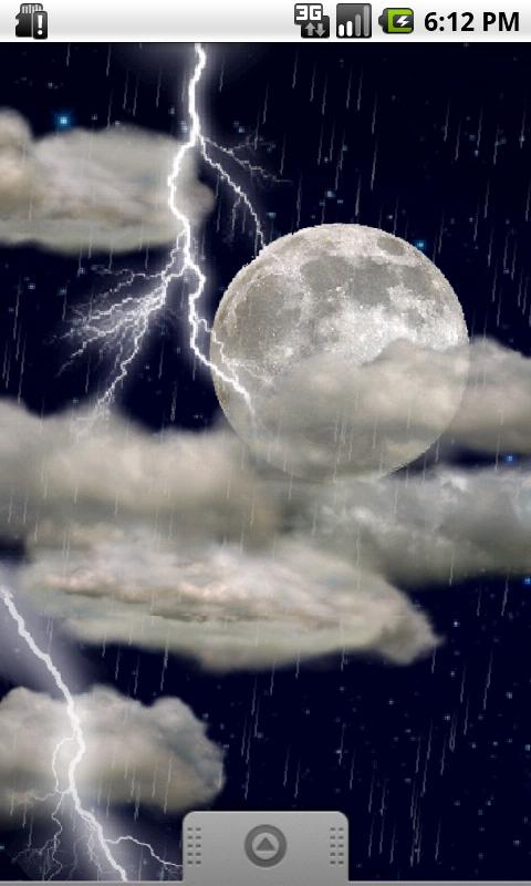 The real thunderstorm - LWP Screen 2