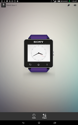 Xperia Alarm watchface for SW2