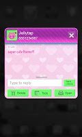 Captura de pantalla de Love Owls Theme Purple Hearts♥ APK #5