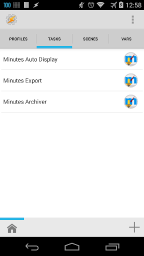 Minutes Archiver - Tasker