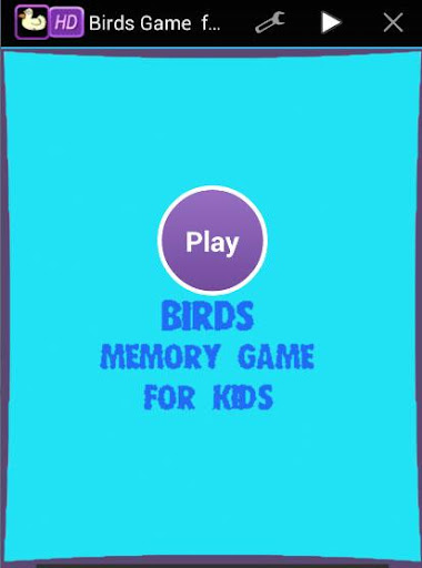 Birds Memory Game For Kids