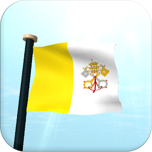 Vatican City Flag 3D Wallpaper