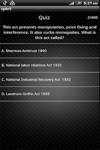 SPHR PHR Questions simulator Screenshots 3