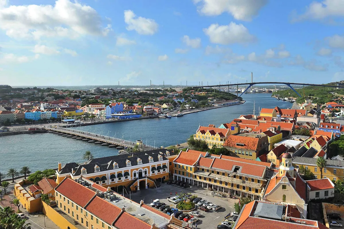 Curacao-Handelskade-cityscape - UNESCO has listed the beautiful historic area of Willemstad, Curacao, as a World Heritage Site.