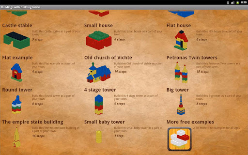 【免費解謎App】Buildings with building bricks-APP點子