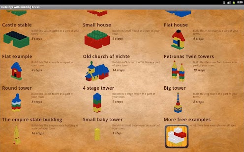 download Buildings with building bricks free