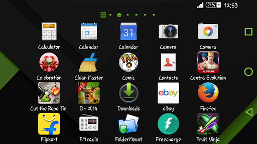 免費下載個人化APP|XZ Lollipop Theme GreenOnBlack app開箱文|APP開箱王